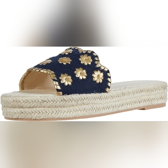 Jack Rogers Palmer Slide Espadrille Sandals‎ - Picture 1 of 9